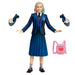 Figurine d'Enid avec expression souriante et accessoires colorés inclus