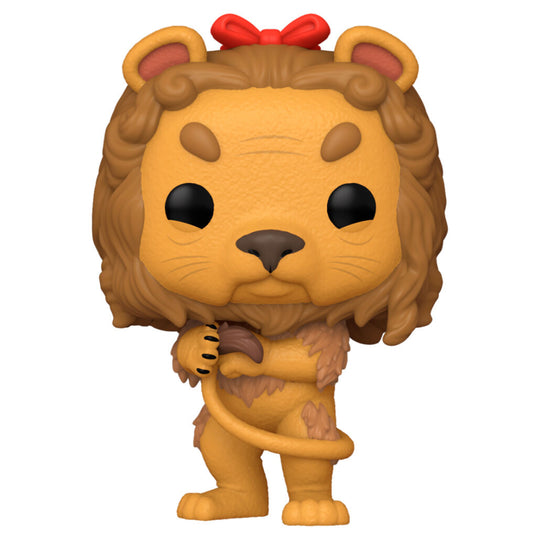 Figurine Funko POP du Lion Peureux de 9 cm issue du film The Wizard of OZ, en vinyle, vue de face