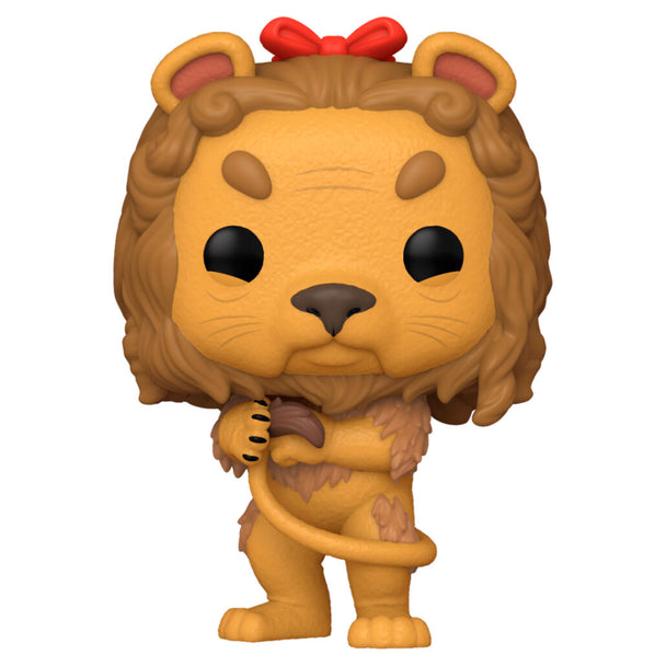Figurine Funko POP du Lion Peureux de 9 cm issue du film The Wizard of OZ, en vinyle, vue de face