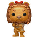 Détail de la figurine Funko POP du Lion Peureux avec ses couleurs vives et son design fidèle au personnage.