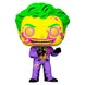 Packaging officiel du set Funko POP et T-shirt Joker DC Comics avec logo et design attractif