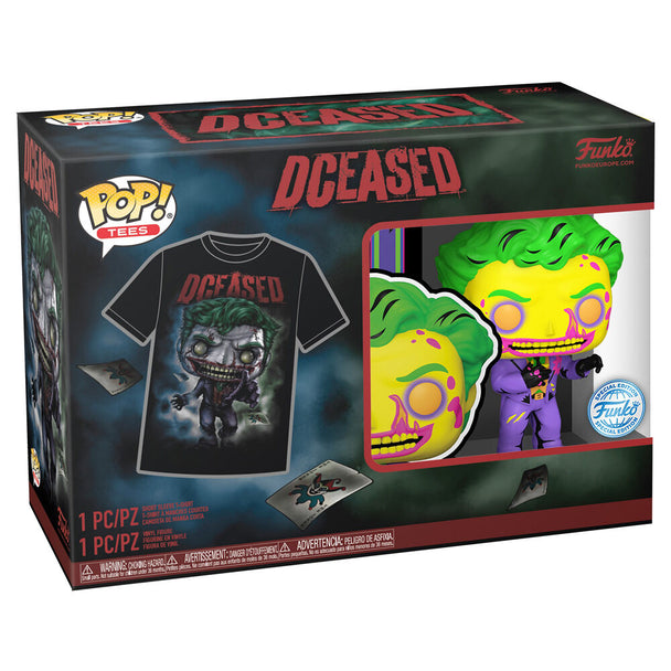 T-shirt Joker DC Comics noir avec impression colorée du personnage emblématique