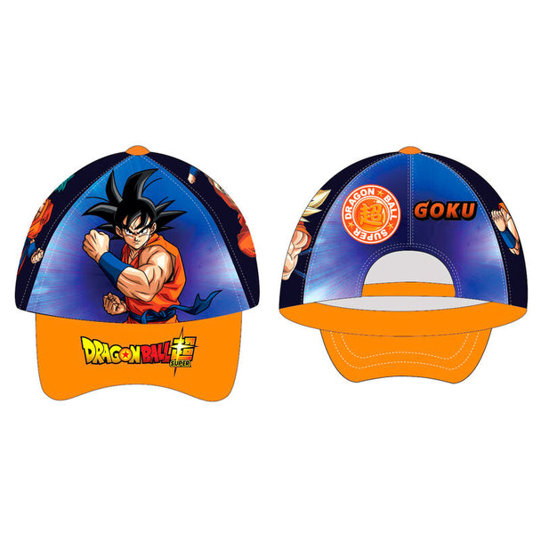 Casquette Dragon Ball full print avec motifs colorés, taille 54-56cm, produit officiel TOEI ANIMATION.