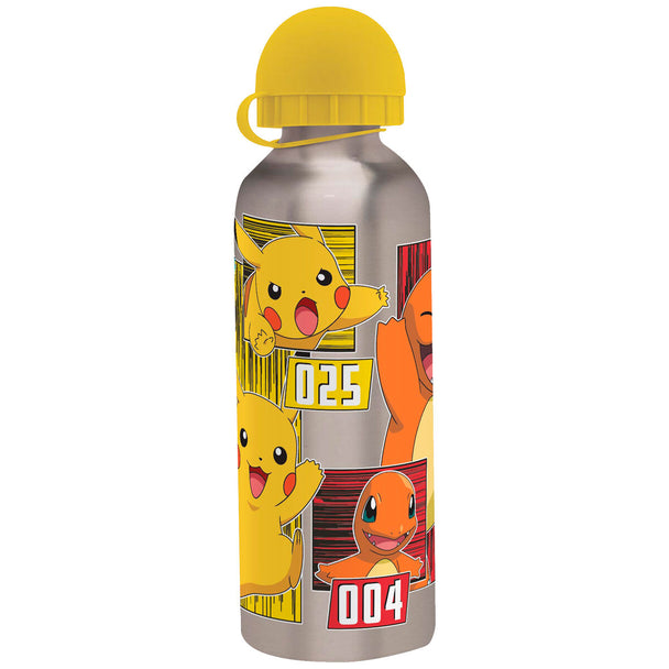 Bouteille légère 500ml Pokémon KIDS LICENSING vue de face avec bouchon sécurisé