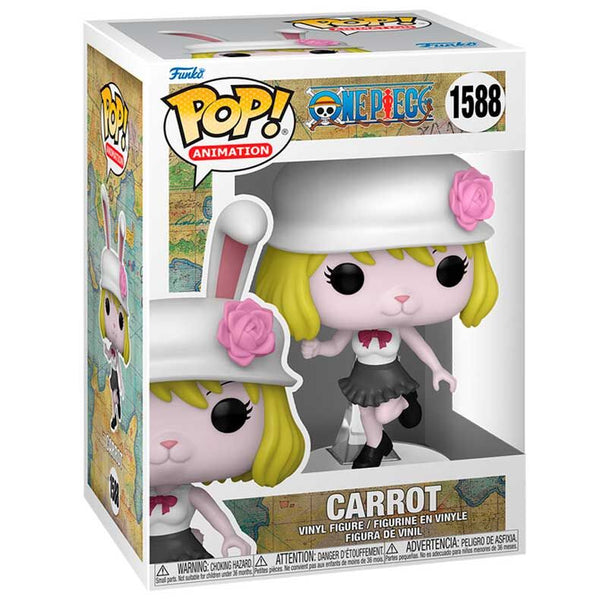 Figurine Funko POP Carrot de One Piece en vinyle de 9 cm dans sa boîte cadeau officielle