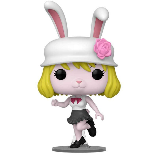 Vue rapprochée de la figurine Funko POP Carrot avec détails précis et couleurs vives