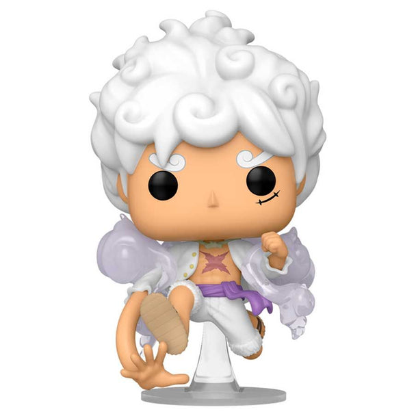Figurine Funko POP de Luffy Gear Five de One Piece, vinyle 9cm dans boîte cadeau officielle