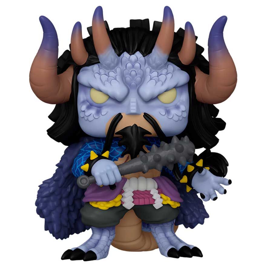 Vue latérale de la figurine POP Kaido Super One Piece FUNKO montrant la qualité et le design unique