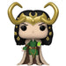 Vue rapprochée de la figurine Lady Loki Funko POP exclusive avec détails soignés et packaging collector.