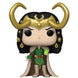 Vue rapprochée de la figurine Lady Loki Funko POP exclusive avec détails soignés et packaging collector.