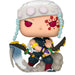 Figurine Funko POP Tengen Uzui Demon Slayer posée sur une étagère avec éclairage naturel