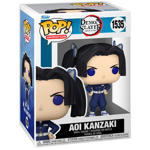 Figurine Funko POP Aoi Kanzaki Demon Slayer en vinyle 9 cm dans sa boîte cadeau officielle FUNKO