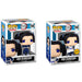 Détail rapproché du visage et costume de la figurine Funko POP Aoi Kanzaki Demon Slayer