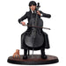 Figurine Wednesday Cello 15cm en PVC vue de face avec détails précis par SD TOYS