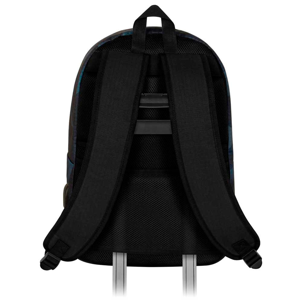 Sac à dos Marvel Captain America porté par un modèle, illustrant son confort et style