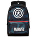 Sac à dos Marvel Captain America KARACTERMANIA vu de face avec le bouclier iconique imprimé