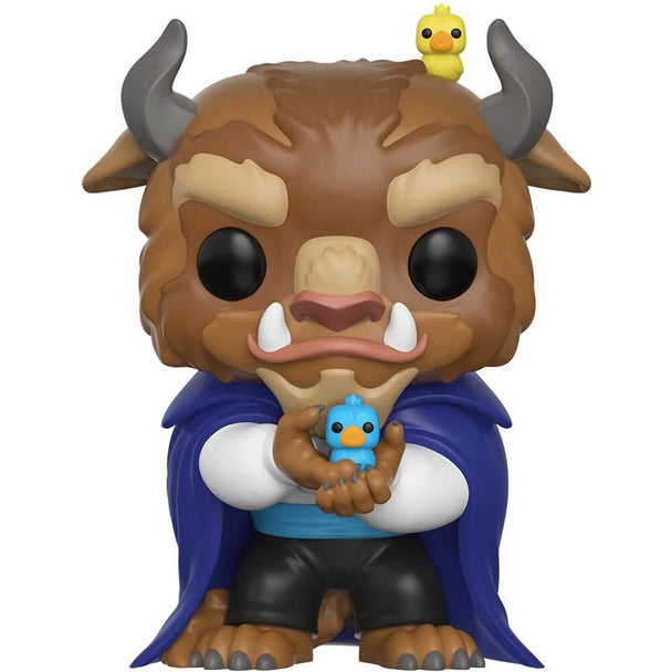Zoom sur les détails de la figurine Winter Beast Funko POP avec ses couleurs hivernales et expressions soignées