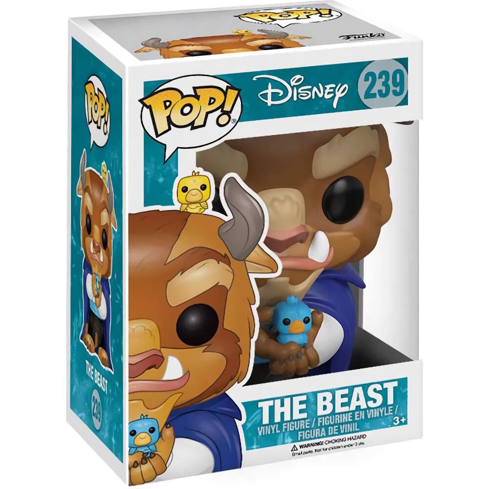 Packaging de la figurine Funko POP Winter Beast Beauty and The Beast montrant la boîte cadeau collector