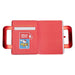 Carnet ouvert montrant les pages intérieures avec notes adhésives incluses Hello Kitty 50e anniversaire