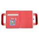 Carnet ouvert montrant les pages intérieures avec notes adhésives incluses Hello Kitty 50e anniversaire