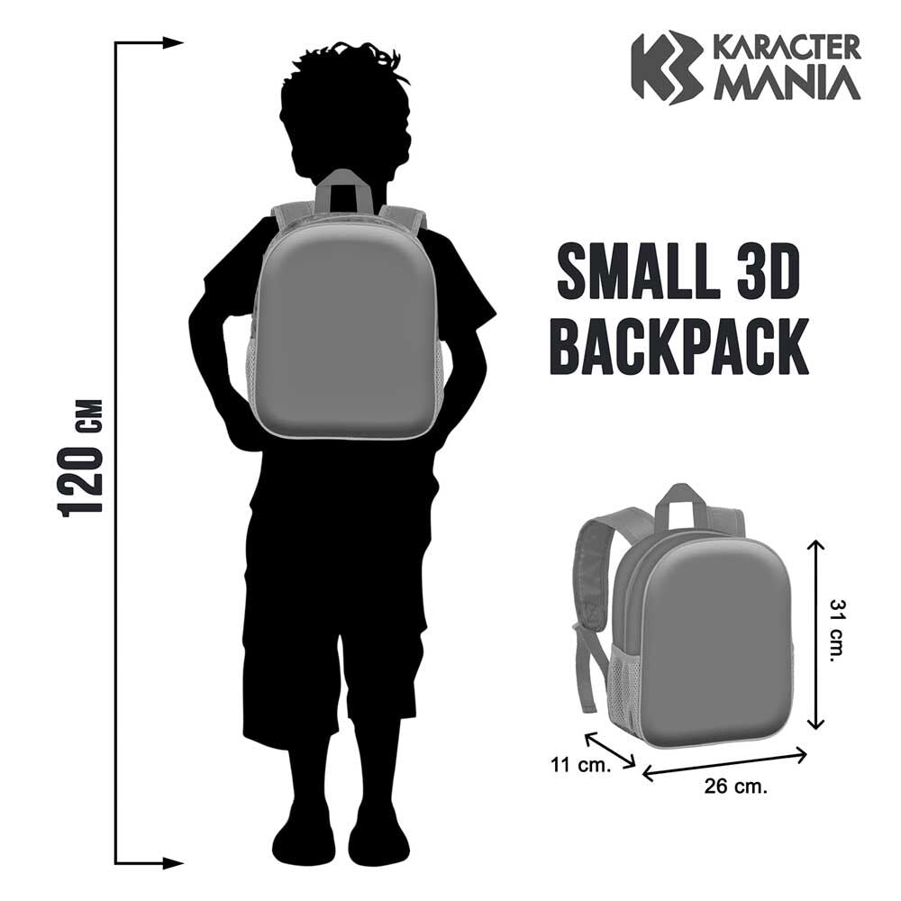 Image du dos du sac à dos Stitch avec bretelles rembourrées et doublure intérieure
