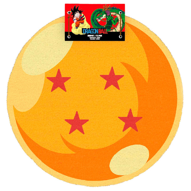 Paillasson Dragon Ball SD TOYS de 50cm avec design coloré et motifs inspirés de la série animée, idéal pour l'entrée de la maison.