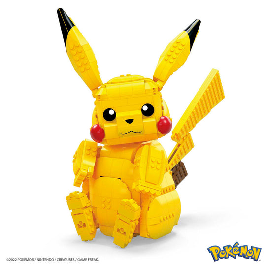 Présentation de la queue et des oreilles articulées du Pikachu MEGA Construx