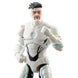 Figurine articulée Superior Iron Man sur socle avec éclairage mettant en valeur les couleurs vives