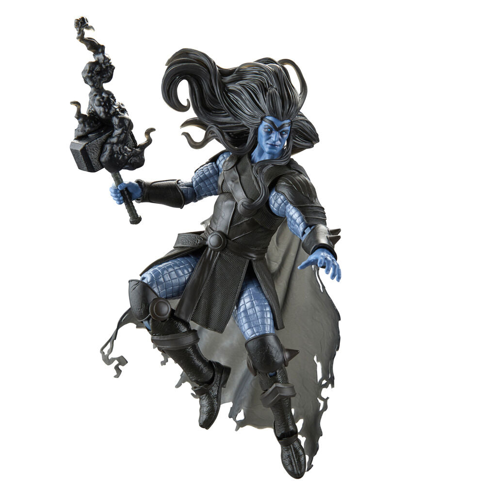 Accessoires de la figurine Black Winter Thor Marvel Legends, dont le marteau Mjolnir sombre