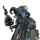 Vue rapprochée des mains articulées de la figurine Black Winter Thor Marvel Legends