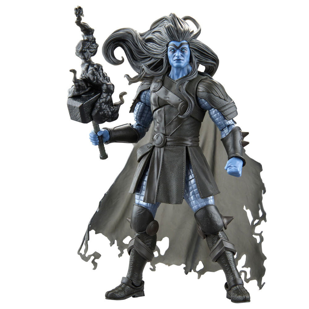 Figurine Black Winter Thor Marvel Legends en pose dynamique sur fond neutre