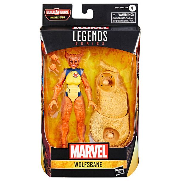 Vue de face de la figurine articulée Wolfsbane Marvel Legends Series de 15 cm par HASBRO