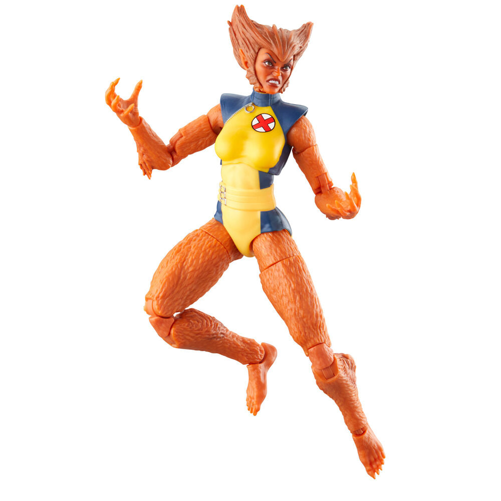 Figurine Wolfsbane en position de combat, mettant en valeur la qualité des finitions HASBRO