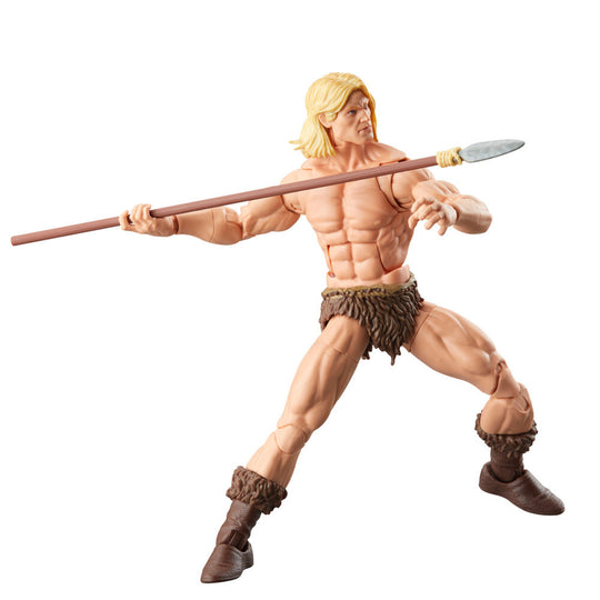Accessoires inclus avec la figurine Ka-Zar Marvel Legends, lance et mains