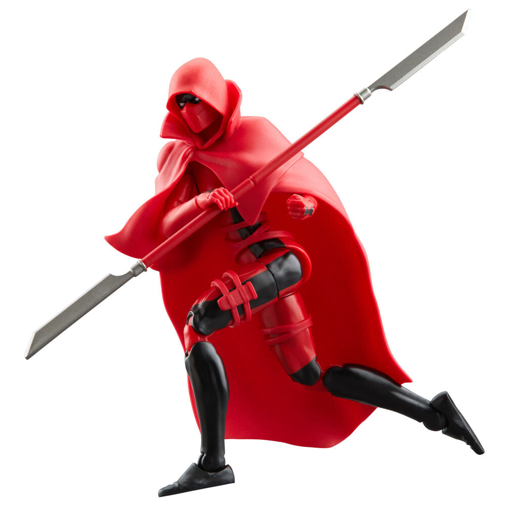 Accessoires inclus avec la figurine Red Widow : arme alternative et mains