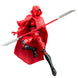Vue de profil de la figurine Marvel Legends Red Widow 15cm