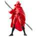 Figurine Red Widow posée avec accessoires sur fond neutre