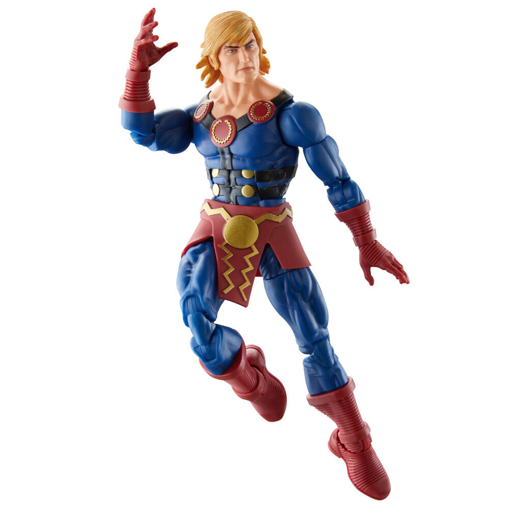 Vue arrière de la figurine Ikaris montrant les détails du costume et des ailes