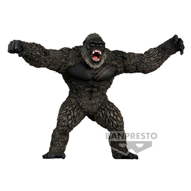 Figurine Kong 13cm BANPRESTO en position d'attaque tirée de Godzilla vs Kong The New Empire 2024