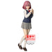 Vue de face de la figurine Ririsa Amano en uniforme avec effet pailleté 2.5D de 22 cm