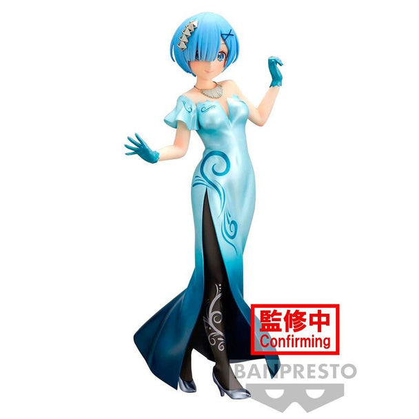 Figurine Rem Glitter & Glamorous 23cm vue de face avec détails éclatants