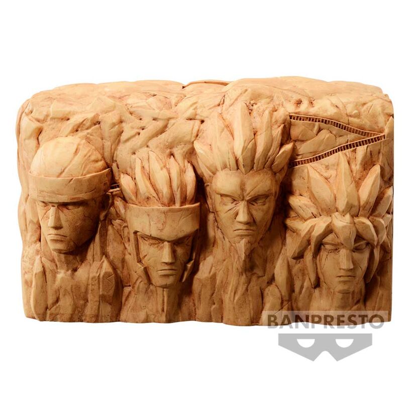 Figurine Hokage Rock Naruto Shippuden de 18 cm vue de face avec détails précis