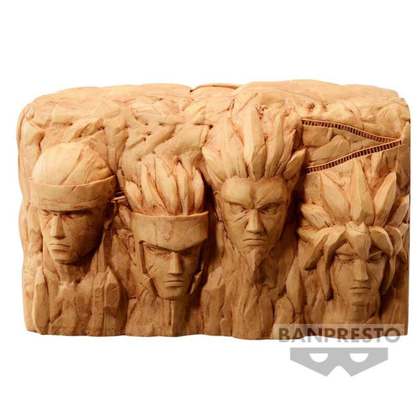 Figurine Hokage Rock Naruto Shippuden de 18 cm vue de face avec détails précis