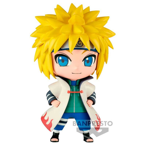 Figurine Namikaze Minato de Naruto Shippuden vue de face avec détails précis et couleurs vives