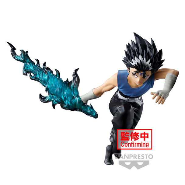 Figurine Hiei 14cm de Yu Yu Hakusho vue de face avec détails précis et couleurs vives