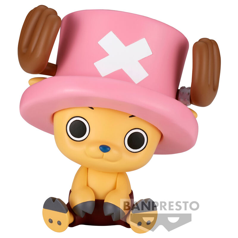 Figurine Tony Tony Chopper Sofvimates One Piece vue de face avec détails précis et couleurs vives