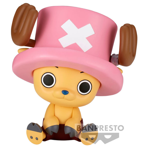 Figurine Tony Tony Chopper Sofvimates One Piece vue de face avec détails précis et couleurs vives