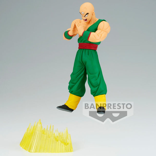 Profil gauche de la figurine Tenshinhan Dragon Ball Z 18cm par BANPRESTO