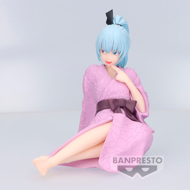 Vue arrière de la figurine That Time I Got Reincarnated as a Slime Tempest Banquet Luminus avec détails du costume