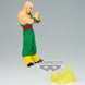 Zoom sur le visage expressif de la figurine Tenshinhan Dragon Ball Z G x Materia